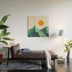Abstract Landscape 30B Wood Wall Art Gallery Image 2