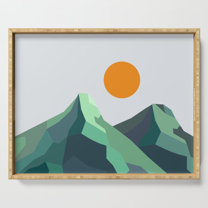 Abstract Landscape 30B Serving Tray Gallery Image 1