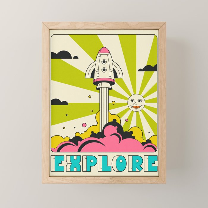 EXPLORE Mini Art Print Gallery Image 1