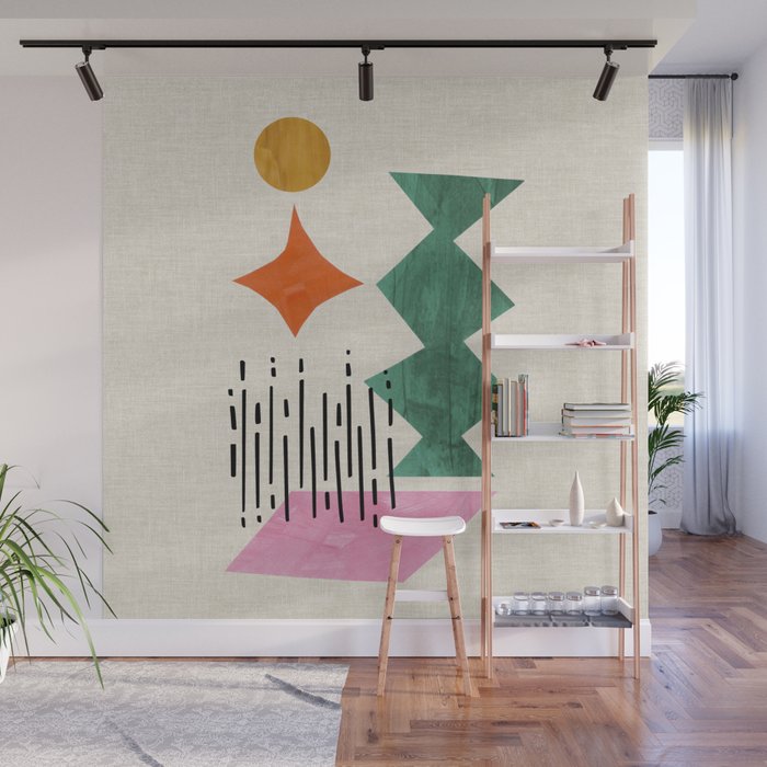 Midcentury Float Wall Mural Gallery Image 1
