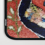Antique Persian Rug Print with Peacock & Deer Laptop Sleeve Gallery Image 3