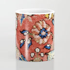Antique Persian Rug Print with Peacock & Deer Coffee Mug Gallery Image 4