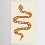 Minimal Snake - Desert Orange II Tablecloth Gallery Image 2