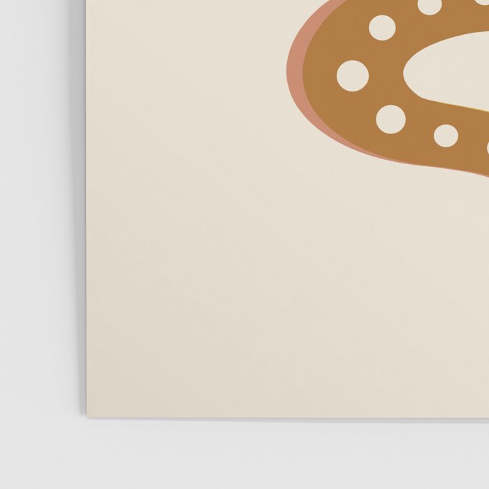 Minimal Snake - Desert Orange II Poster Gallery Image 3