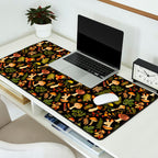 Vintage & Shabby Chic - Autumn Harvest Black Desk Mat Gallery Image 2