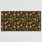 Vintage & Shabby Chic - Autumn Harvest Black Desk Mat Gallery Image 3