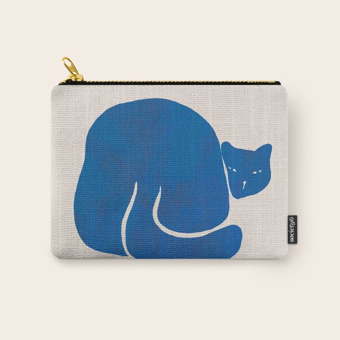 Blue cat Carry All Pouch Gallery Image 1