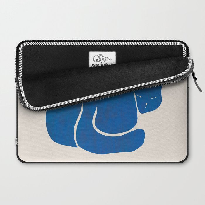 Blue cat Laptop Sleeve Gallery Image 2