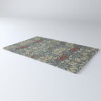 Vintage William Morris Tulip and Rose Rug Gallery Image 3