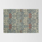 Vintage William Morris Tulip and Rose Rug Gallery Image 2