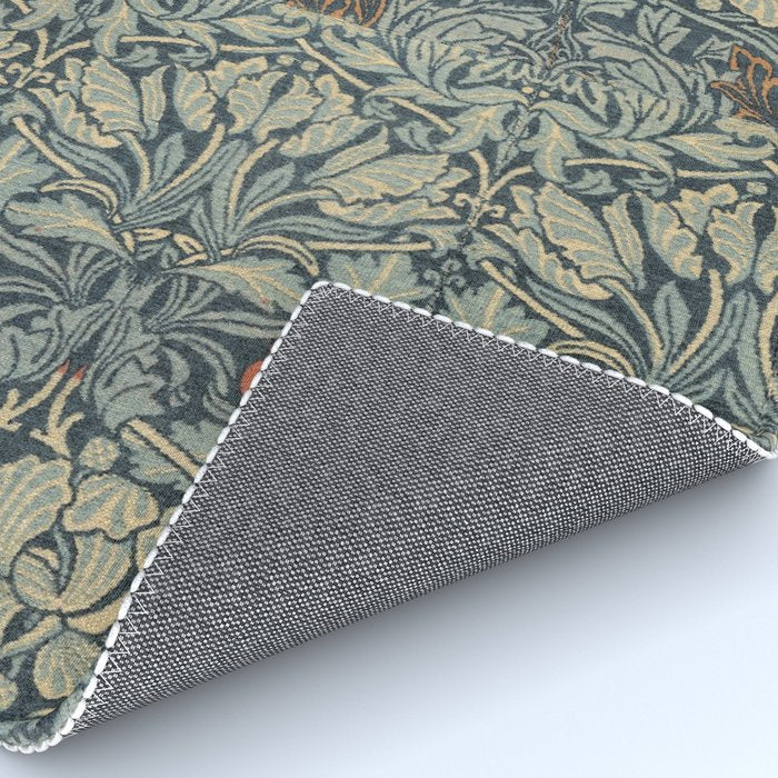 Vintage William Morris Tulip and Rose Rug Gallery Image 4