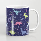 Dinosaurs in Space Coffee Mug Gallery Image 1