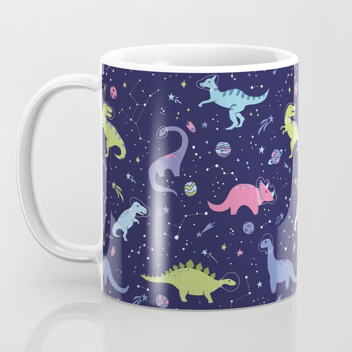 Dinosaurs in Space Coffee Mug Gallery Image 3