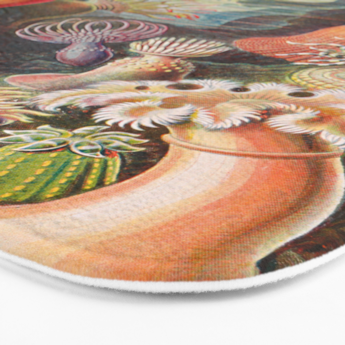 Ernst Haeckel Sea Anemones Vintage Illustration Bath Mat Gallery Image 3