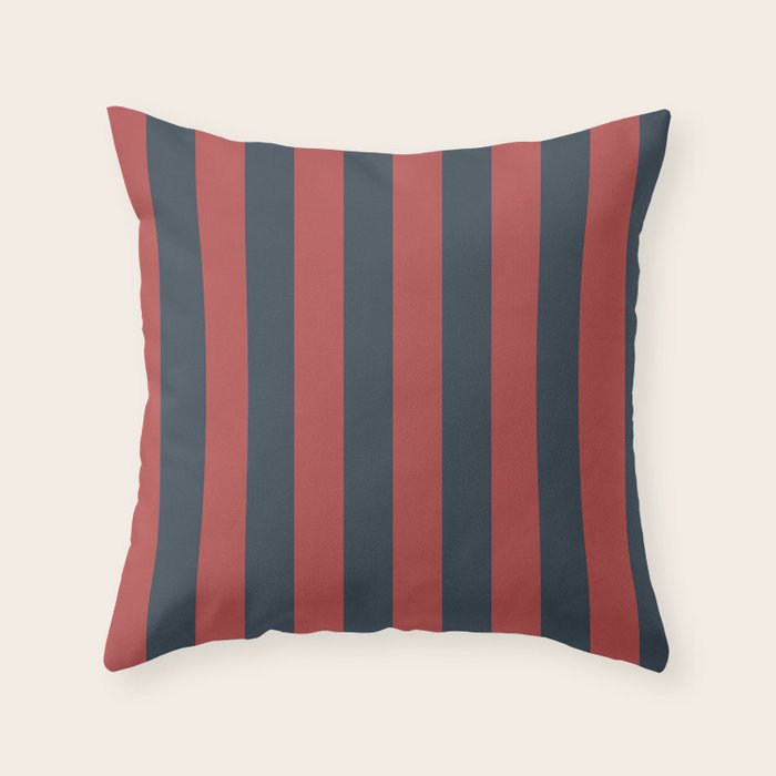 Stratified Sea Stripes Throw Pillow Gallery Image 6