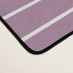 Minimal Line Curvature XXIV Lilac Purple Mid Century Modern Arch Abstract Desk Mat Gallery Image 4