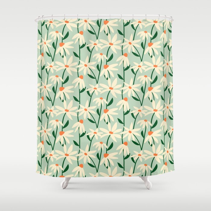 Flower Market Copenhagen - Matisse Inspired Shower Curtain Gallery Image 1