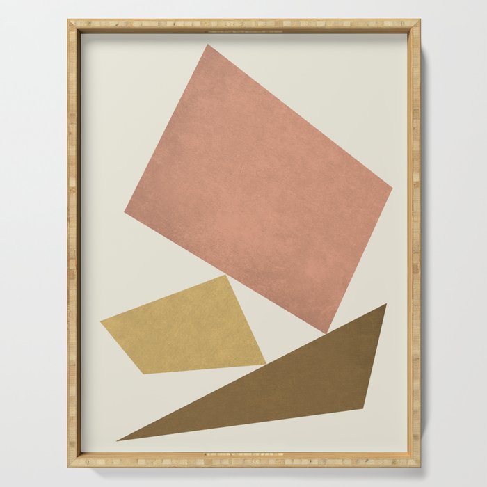 3 Forms Composition - Pink Serving Tray Gallery Image 1
