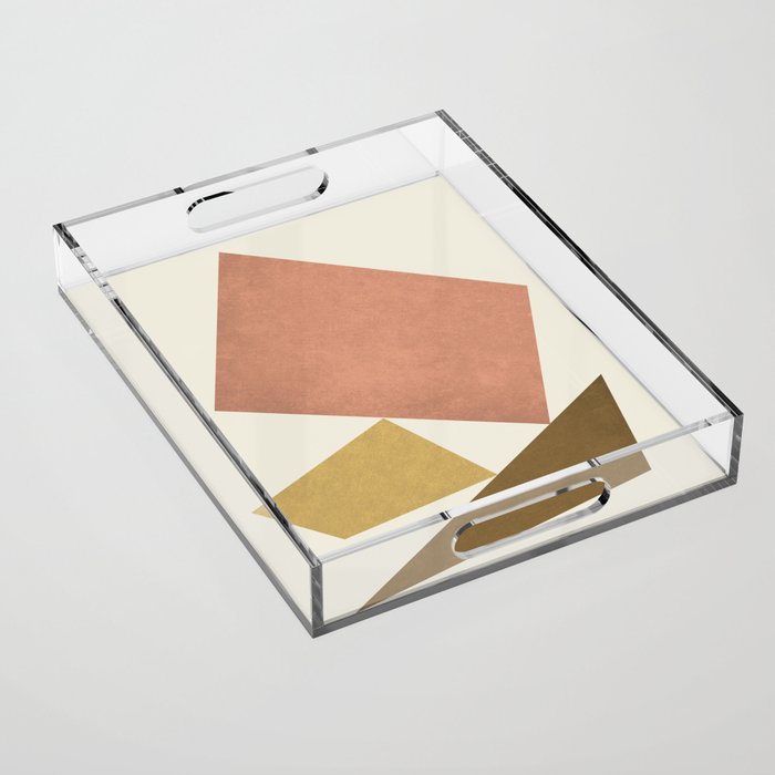 3 Forms Composition - Pink Acrylic Tray Gallery Image 1