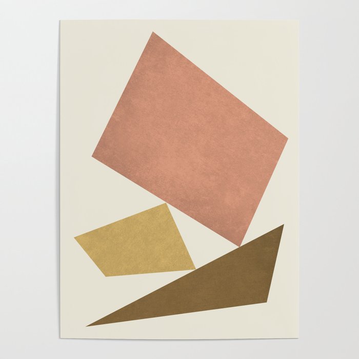 3 Forms Composition - Pink Poster Gallery Image 4