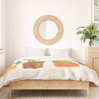 Hedgehog and Cactus (incognito) Duvet Cover Gallery Image 3