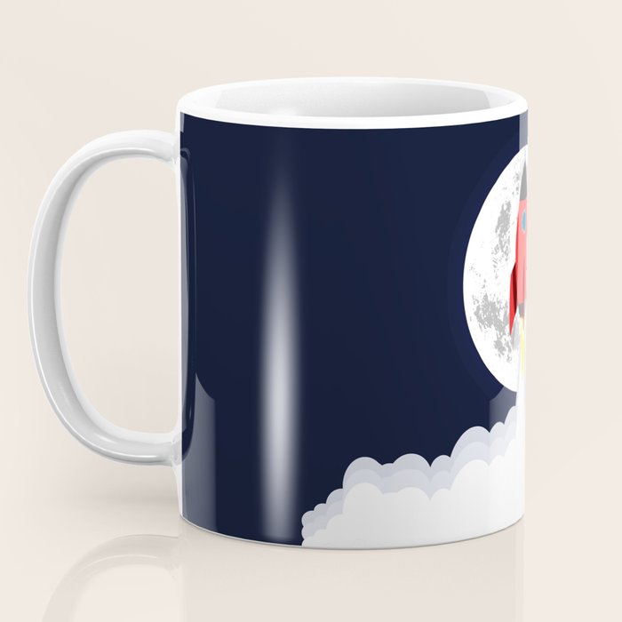 Rocket lift off Coffee Mug Gallery Image 3