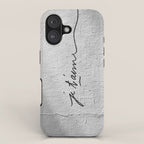 Je t'aime - Love Graffiti Art Print in France - Romantic Bedroom Decor iPhone Case Gallery Image 1