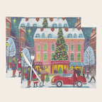 City with fireworks Placemat Gallery Image 1