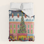 City with fireworks Comforter Gallery Image 6
