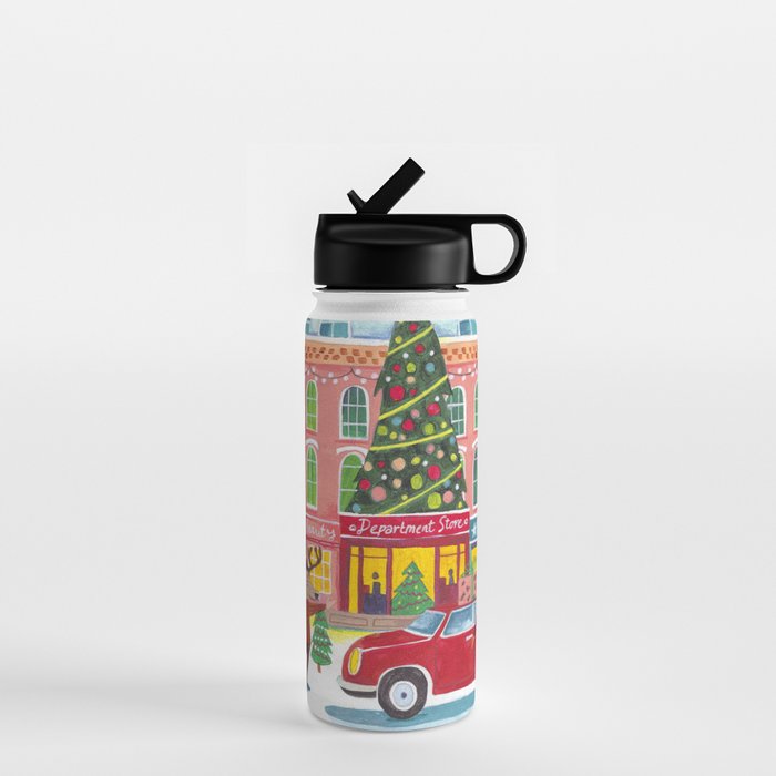 City with fireworks Water Bottle Gallery Image 1