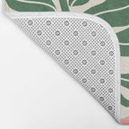 Whimsy Bloom - warm Bath Mat Gallery Image 2