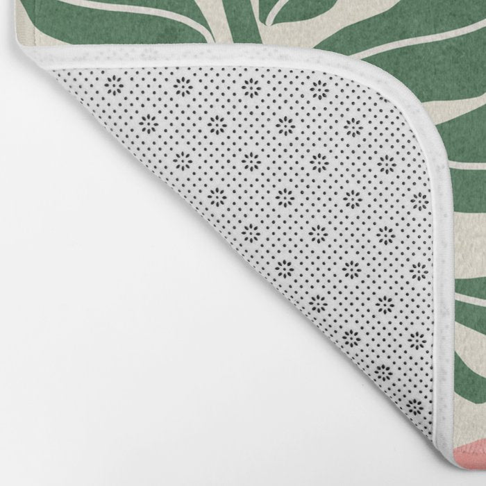 Whimsy Bloom - warm Bath Mat Gallery Image 2