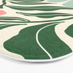 Whimsy Bloom - warm Bath Mat Gallery Image 3