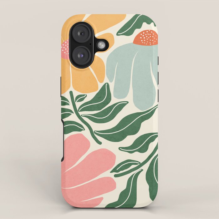 Whimsy Bloom - warm iPhone Case Gallery Image 1