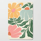 Whimsy Bloom - warm Cutting Board Gallery Image 1