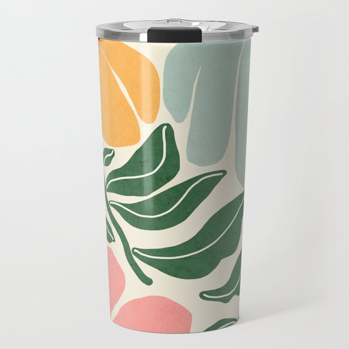 Whimsy Bloom - warm Travel Mug Gallery Image 1