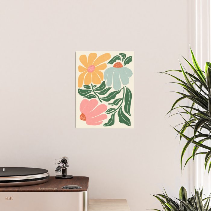 Whimsy Bloom - warm Poster Gallery Image 2