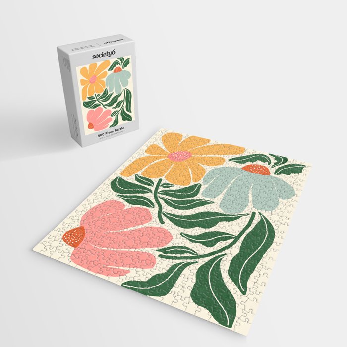 Whimsy Bloom - warm Jigsaw Puzzle Gallery Image 2