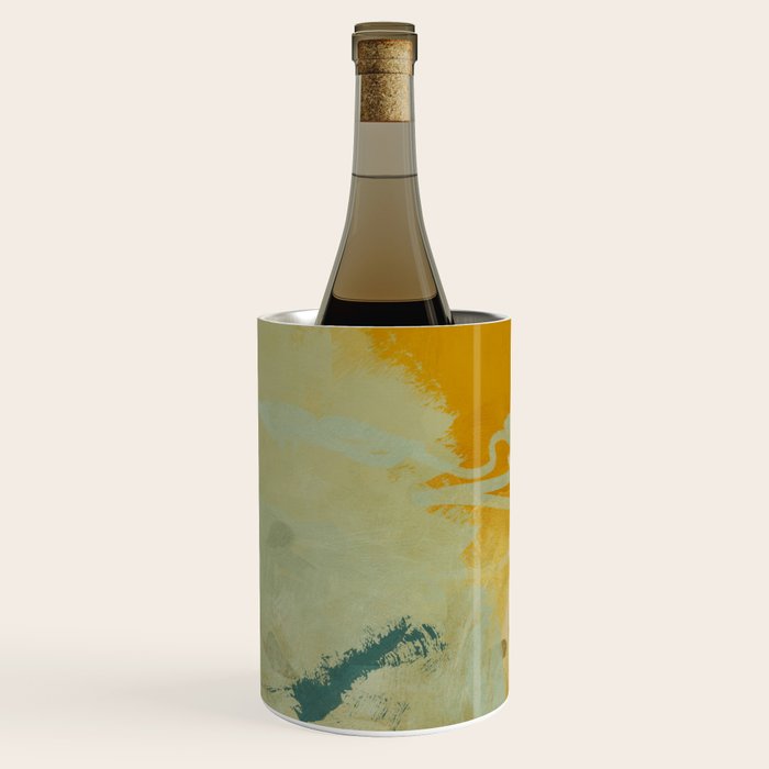 summer green abstract art 2 Wine Chiller Gallery Image 2