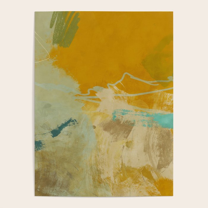 summer green abstract art 2 Poster Gallery Image 4