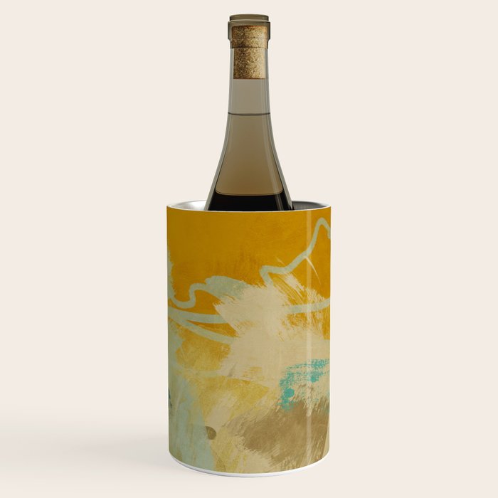 summer green abstract art 2 Wine Chiller Gallery Image 1