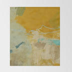 summer green abstract art 2 Throw Blanket Gallery Image 2