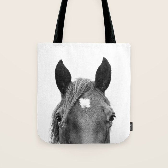 Peeking Horse Tote Bag Gallery Image 1