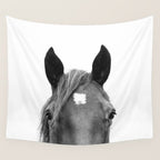 Peeking Horse Wall Tapestry Gallery Image 4
