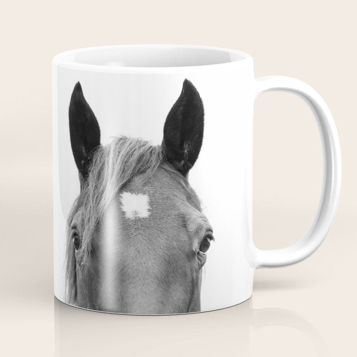 Peeking Horse Coffee Mug Gallery Image 1