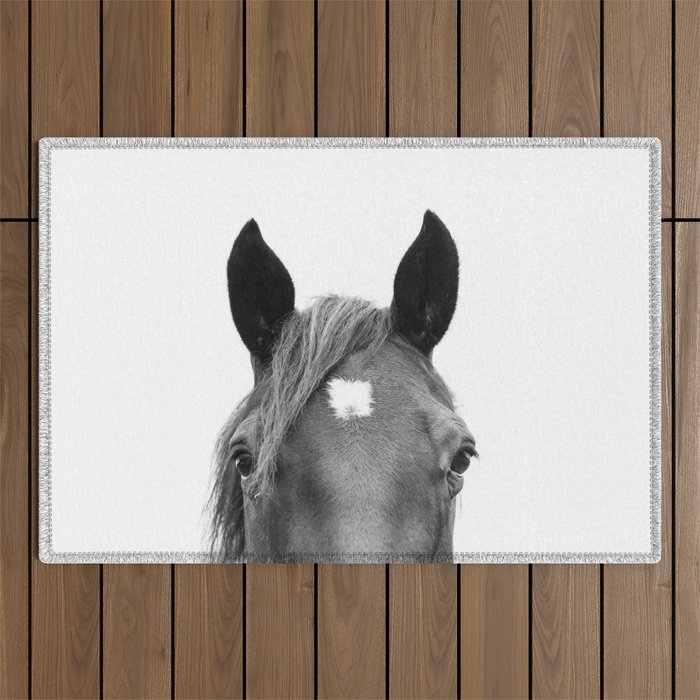 Peeking Horse Outdoor Rug Gallery Image 1