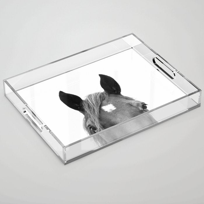 Peeking Horse Acrylic Tray Gallery Image 1