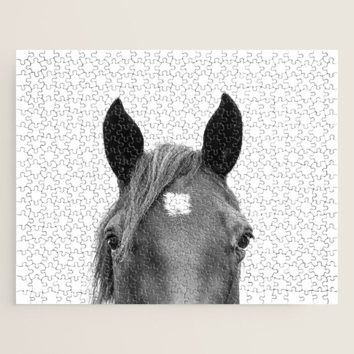 Peeking Horse Jigsaw Puzzle Gallery Image 1