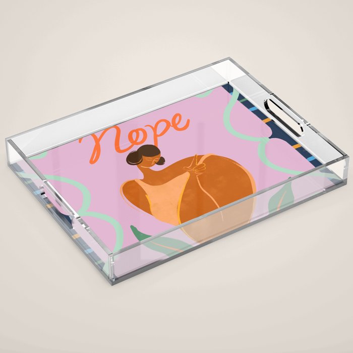 Nope Acrylic Tray Gallery Image 1