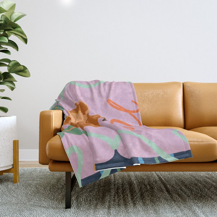 Nope Throw Blanket Gallery Image 1